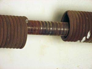 rusty garage door spring