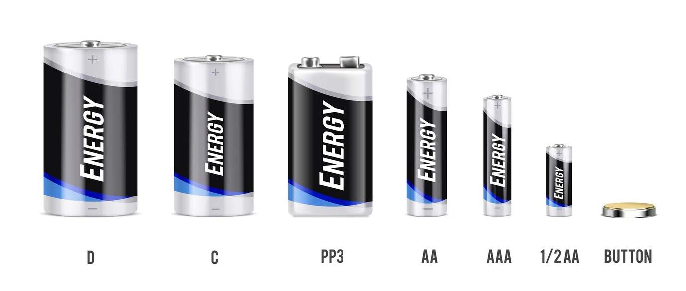 Different types of batteries